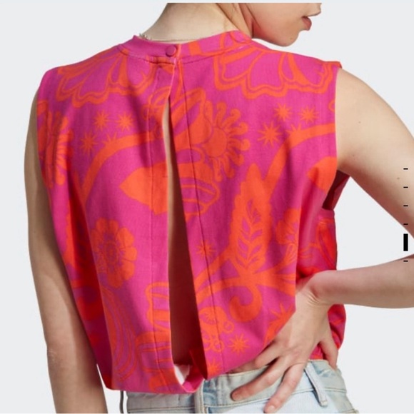 Adidas Farm Rio Bodysuit Sz M New adidas Sports Top NEW Leotard Farm Rio - Picture 5 of 11